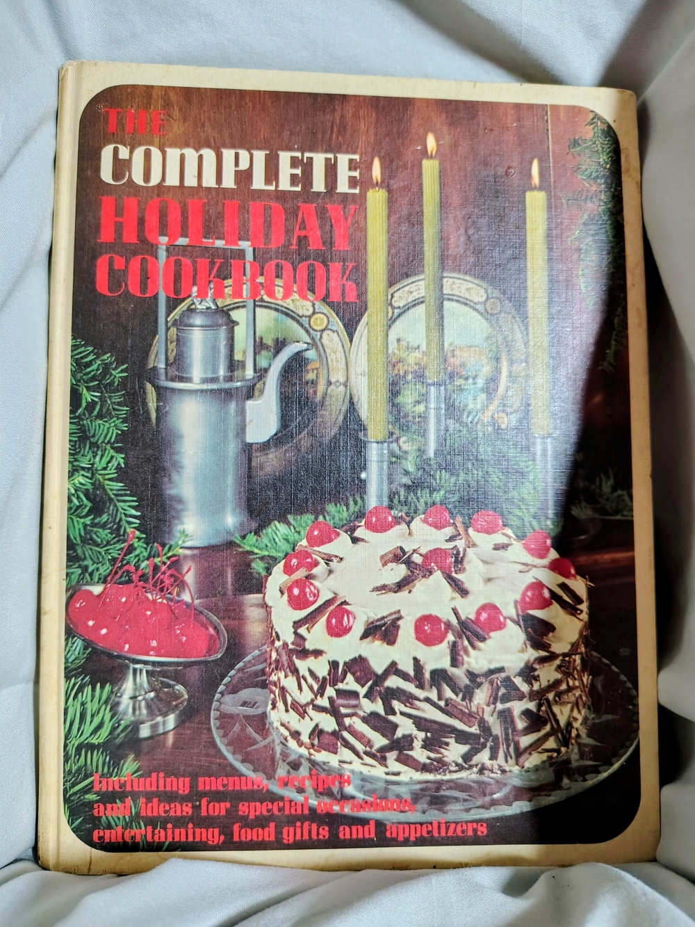 Vintage 1969 The Complete Holiday Cookbook - Classic Red Cover